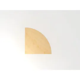 Hammerbacher Verbindungsplatte ahorn, dreieckig abgerundet 80,0 x 80,0 x 2,5 cm