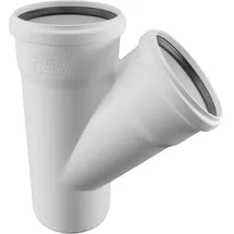 Rehau RAUPIANO PLUS Einfachabzweig DN 110/110, 45 Grad