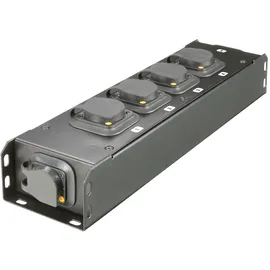 Adam Hall Cables PRO PORT 4 TT Stromverteiler 5 x IP65 out & 1 x IP65 in