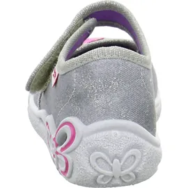 superfit Hüttenschuhe Hellgrau/Pink 29