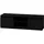 veneti Moderner TV-Tisch Lowboard 30 cm Schwarz Holz/Metall/PVC/Stahl/Spanplatte
