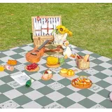 Losuya Einweg Picknickmatte im Freien Tragbare multifunktionale wasserdichte Einweg Picknick Decke Strand Matte für Outdoor Camping