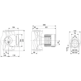 Grundfos Umwälzpumpe Magna3 50-80F 240mm