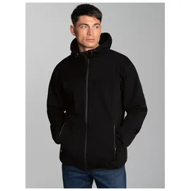 TRIGEMA Klassische Softshelljacke schwarz M