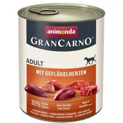 animonda GranCarno Original Adult Geflügelherzen 12x800 g