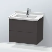 Duravit L-Cube Waschtischunterschrank, 2 Auszüge, LC626408080