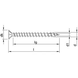 Heco TOPIX-plus Senkkopf 4,0 x 40 mm 500 Stück