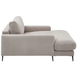 KAWOLA Relaxsessel CARA Feincord 75 x 70 x 150 cm Beige