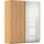 Rauch Schwebetürenschrank SCALE-WOOD 181 x 223 x 68 cm Beige/Braun