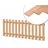 Gartenpirat Lattenzaun 180 x 100 cm Braun/Holz