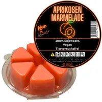 WonderWax Duftwachs WonderWax® Duftwachs Kreis 6 pcs Neon (Würzige Aprikosenmarmelade), Duftrichtung: Würzige Aprikosenmarmelade