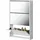 [en.casa] Lund 63 x 102,5 x 17 cm verspiegelt / weiß