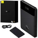 Baseus Blade Powerbank, 20.000mAh, 2x USB + 2x USB-C, 100W, schwarz