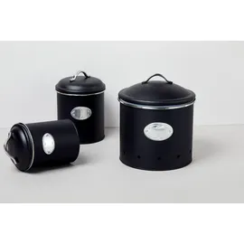 Wenko Kaffeedose rund schwarz 1,6 l