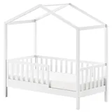Vipack Hausbett Junior ca. 70x140 cm Weiß
