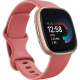 fitbit by Google Smartwatch Damen & Herren Versa 4 by Google, Fitness-Tracker mit GPS Smartwatch (3,4 cm/1,34 Zoll) Telefonfunktion, 6 Tage Akku)