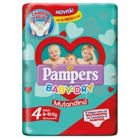 Pampers Baby-Dry Rüschenhöschen 4 Maxi 8-15 Kg.16 Stück Pannol. Made IN Italien