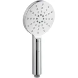 Marwell - Silver Rainstar Handbrause - 3 Strahlarten Per Klick Wechselbar - Antikalknoppen