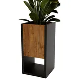 craftpak Blumenständer für Innenräume, Blumenkasten ohne Einsatz, Pflanzkasten 45x22,6x22,6cm - RETRO
