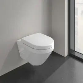 Villeroy & Boch Architectura Wand-WC mit WC-Sitz Weiß spülrandlos
