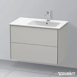Duravit Waschtischunterschrank 2 Auszüge 81 x 47,8 x 56 cm Betongrau Matt