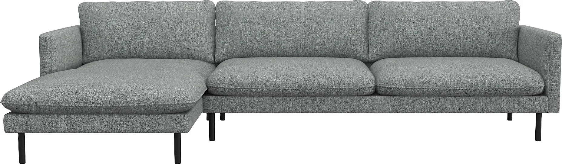 FLEXLUX Ecksofa »Bolzano«, Sitzaufbau mit Kaltschaum & Stahl-Wellen, loose Sitz -& Rückenkissen FLEXLUX Sky Blue