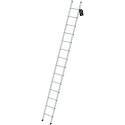 PROREGAL Sprossen-Anlegeleiter ohne Traverse 14-Sprossen