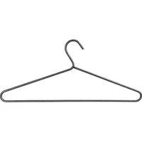 Halcö Kleiderbügel Kulm starr mit Hosensteg, Stahl schwarz passiviert