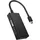 Icy Box Mini DisplayPort zu HDMI/DVI/VGA Adapter Schwarz