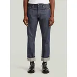 G-Star Mosa Straight Selvedge Jeans - Dunkelblau - Herren - 34-32