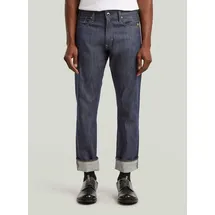 G-Star Mosa Straight Selvedge Jeans - Dunkelblau - Herren - 34-32