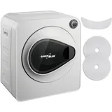 GreenBlue Elektrischer Wäschetrockner 3kg Beladung, GB405 / GreenBlue Wäschetrockner-Filterset GB483 / 1x Eingang, 2x Ausgang, (passend für GB4... | Weiß