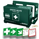 Petex 43924213 Erste Hilfe Koffer DIN 13157 270 x 85 x 180 Grün