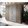 masseno Drehtürenschrank NELIANA 206 x 200 x 51 cm Grau