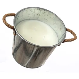 MARELIDA XL Duftkerze Citronella im Metalleimer mit Deckel 3-Docht
