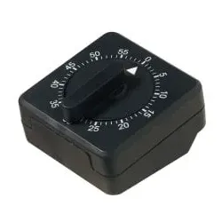 Comair Kurzzeit-Timer schwarz mit Wandbefestigung