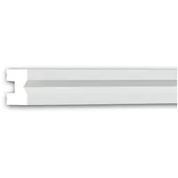 PROFHOME DECOR Zierleiste 200 cm x 2,6 cm x 2,5 cm weiß