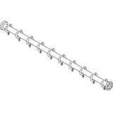 pba 01 Duschvorhangstange AS 1700mm aus Nylon