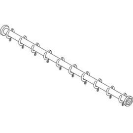 pba 01 Duschvorhangstange AS 1700mm aus Nylon