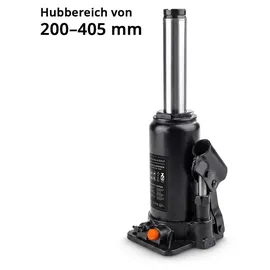 STAHLWERK Hydraulikheber 6 T 200 - 405 mm Stempelwagenheber Autoheber Wagenheber