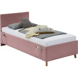 Meise Möbel Polsterbett Cool140 x 200 cm rose