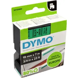 Dymo D1-Originalband 45809 (S0720890) schwarz auf grün  19mm x 7m