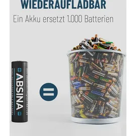 Absina Akku AA 2650 mAh 4 St.