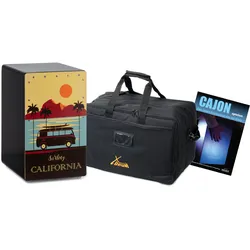 XDrum Design Series Cajon "California" Set inkl. Tasche + Schule