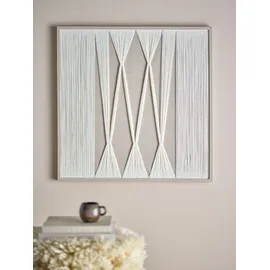 Bloomingville DAHEIM Wandbild 80 x cm Didder Baumwolle Beige
