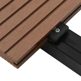 vidaXL Terrassendiele 14 x 220 cm braun