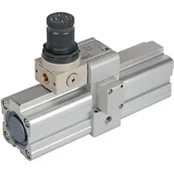 Riegler Luft-Luft-Druckverstärker (Booster) m. Regler, G 1/8, Kolben- Ø40