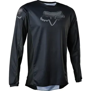 Fox Racing Mx 180 Blackout Langarm-trikot - Black / Black - S