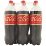 6x Cola-Cola Senza Caffeina Kohlensäurehaltiges Getränk PET 1,5Lt Ohne Koffein