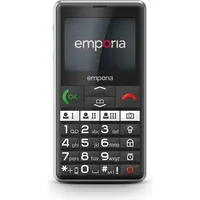 Emporia PURE-LTE, Seniorenhandys, Schnelle Hilfe, Hörgeräte kompatibel - Schwarz